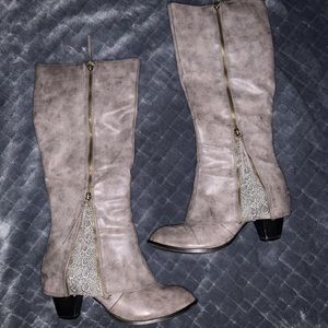 Souther fried chicks, knee high boots